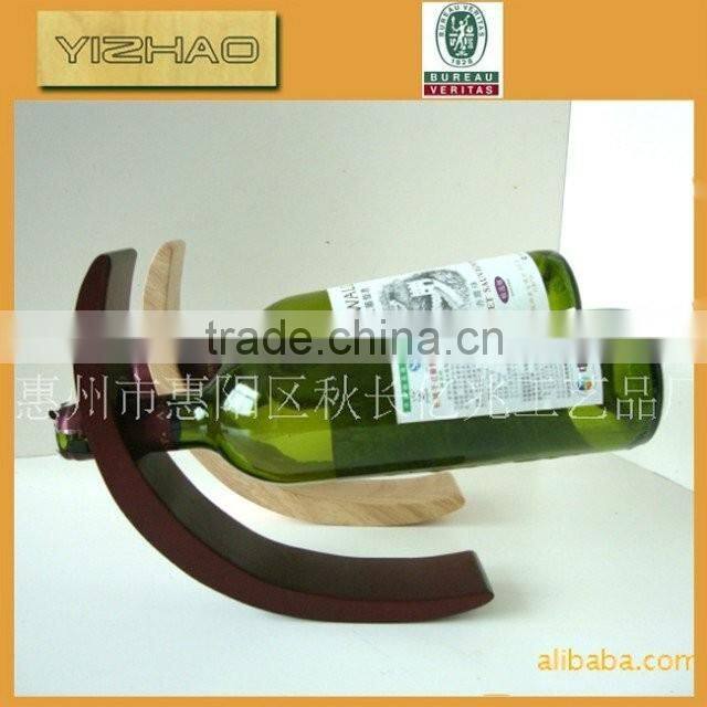 Custom Design Wooden Red Wine Holder, Single Wooden Wine Rack, Wine Rack