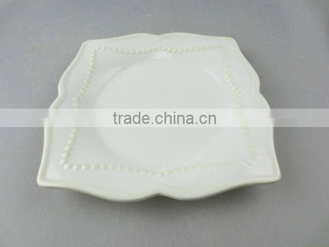 16 pcs white porcelain dinner set
