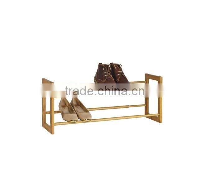 Extending & Stackable Wooden Shoe Rack For Sale