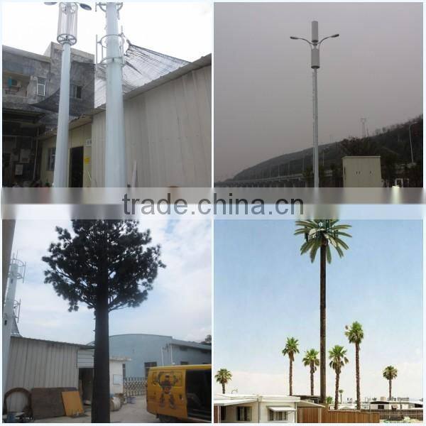 China wholesale manufacturer make new style microwave mobile telecom mobile monopole imitated date palm tree communication tower