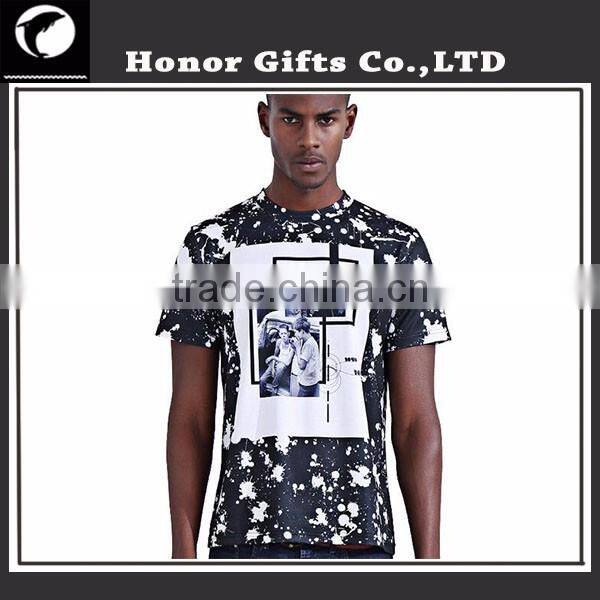 Fashionable Short Sleeves Cotton High Quality Custom Printed T Shirt