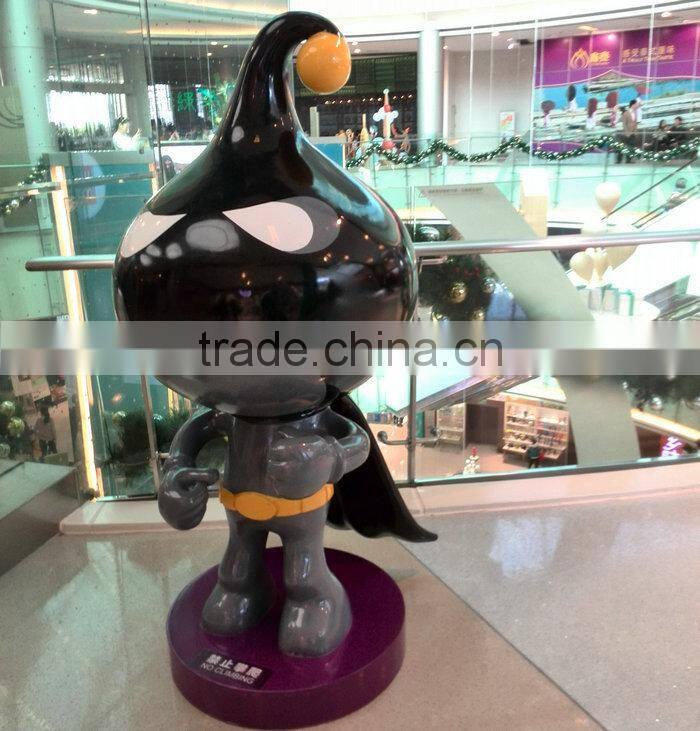 Superman cartoon figure mascot for shopping mall