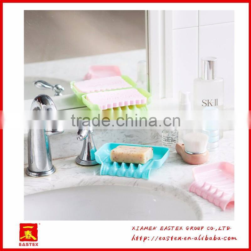 High quality Sucker Kitchen Bathroom Draining Soap Box