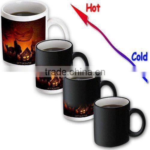 Fantasy Mugs Ceramic Color Changing Creative Black Mug