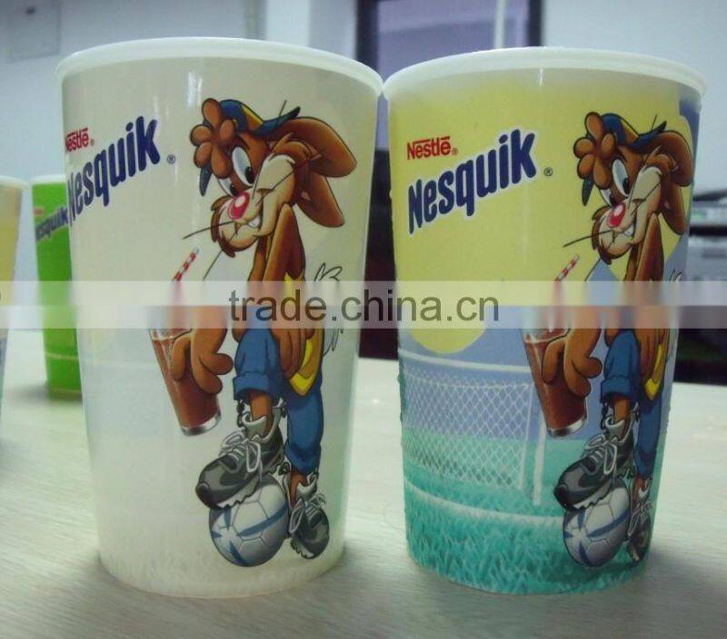 hot sale food grade plastic milo mug with customized logo