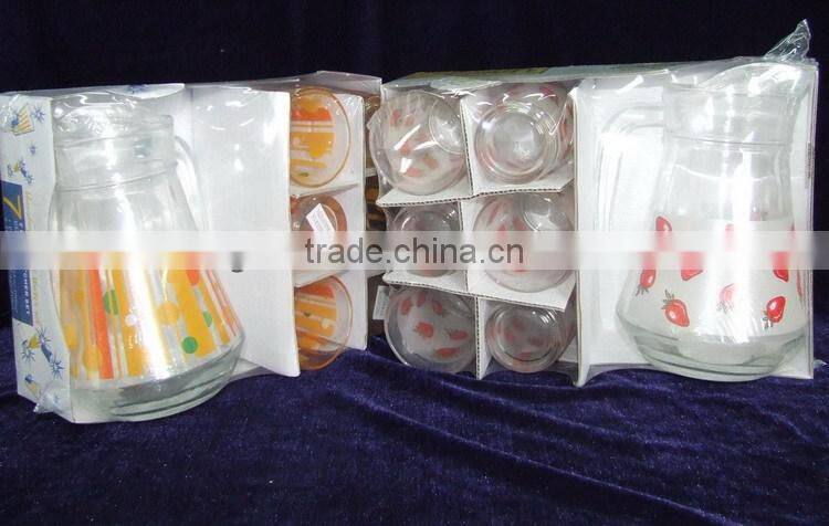 Hot Summer Glass Wine Bottle Set Of Lower Price And Vivid Impression