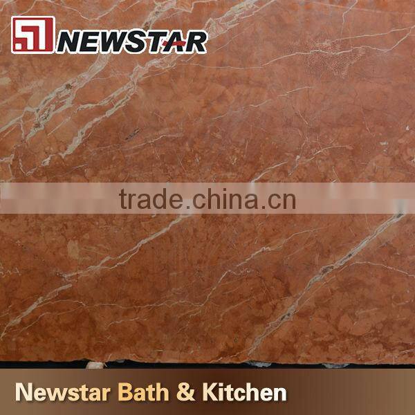 Newstar Luxurious Rosso Alicante Marble Stone Villa Wall Tile