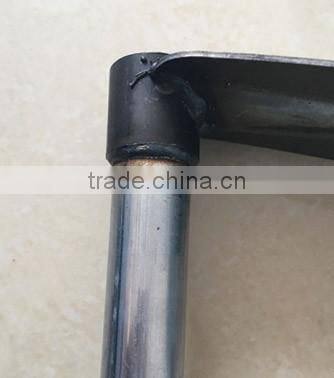 long steel handle hand farming digging hoe with anti slip handle