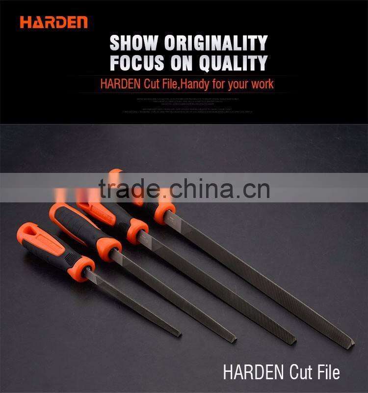 Professional 8" Triangular Second Cut File With Soft Handle