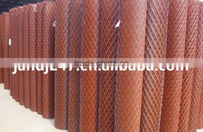 Red Painting Expanded Wire Mesh from China Factory