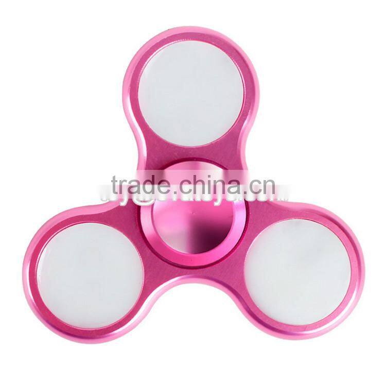 Luxury anti-corossion aluminum alloy metal fidget spinner, fidget hand spinner toys W01A258