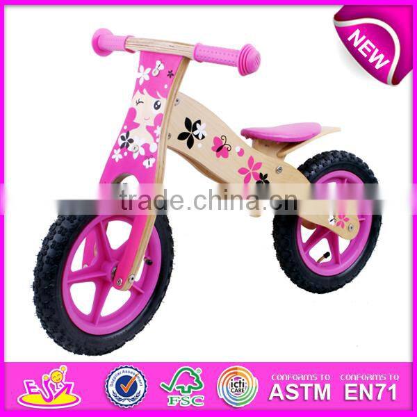 Latest design Best sale children balance wooden bike W16C115