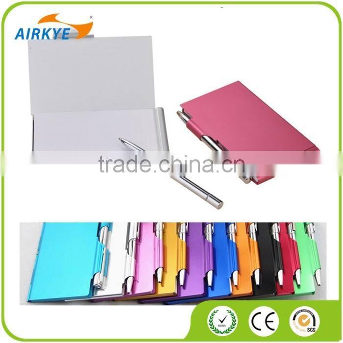 Customed colour Metal notebook with pen