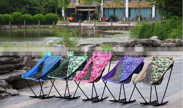 2016 New Outdoor Folding Rocking Chair Portable Super Light Moon Chair Recreational Chair Comfortable Rocking-Chair