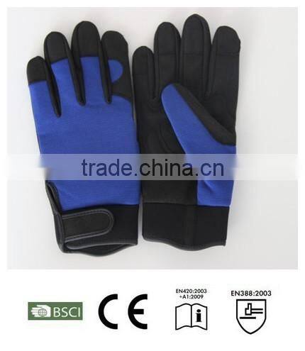 mechanical work gloves,softtextile working glove