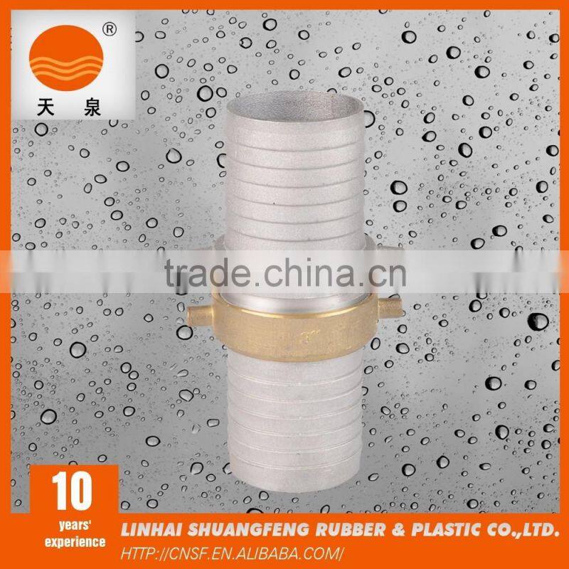 Different types of PVC fire hose coupling and quick connect hose coupling