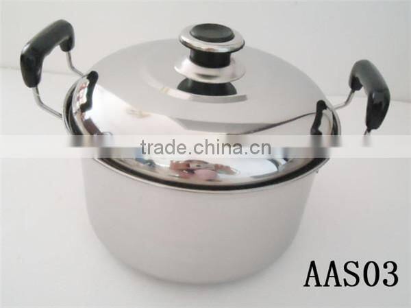 2015 Large stainless steel cooking pot/American style stock pot/high quality soup pot