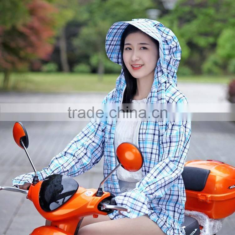 Women Breathable Windbreaker Colorful Outdoor sports Cycling Sun-proof Sun Protection Clothing