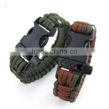 Military Camo Wholesale Survival bracelet pattern newest military bracelets