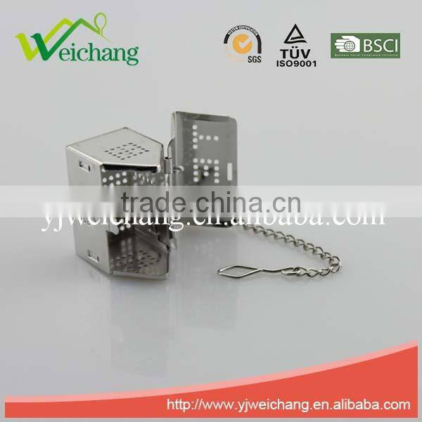 WCTS189 Good quality Hot sale Stainless Steel House Shape funny shape Tea Ball Tea Infuser with tray