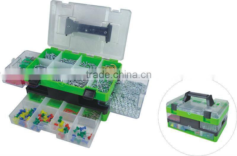 550pcs household hardware tool set in plastic case