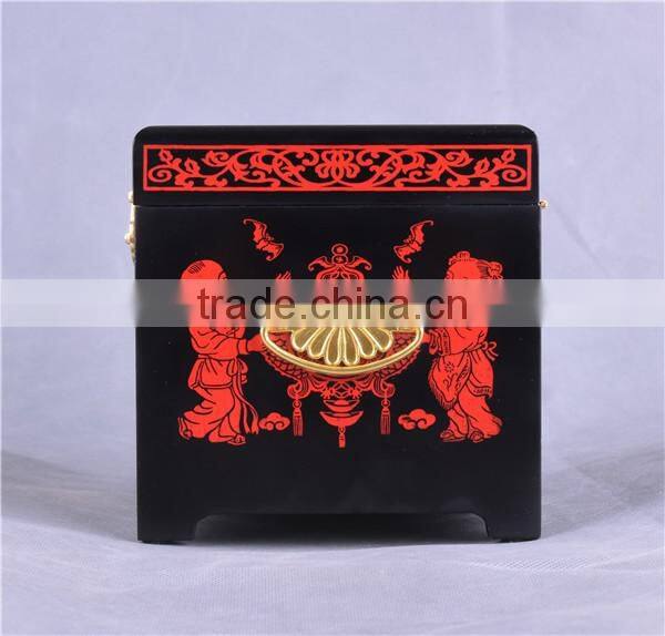 Red chinese lacquer Jewelry boxes/wedding /chinese style/Decoration