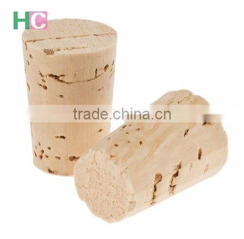 hot selling natura cork wood wine bottle corks for wholesale