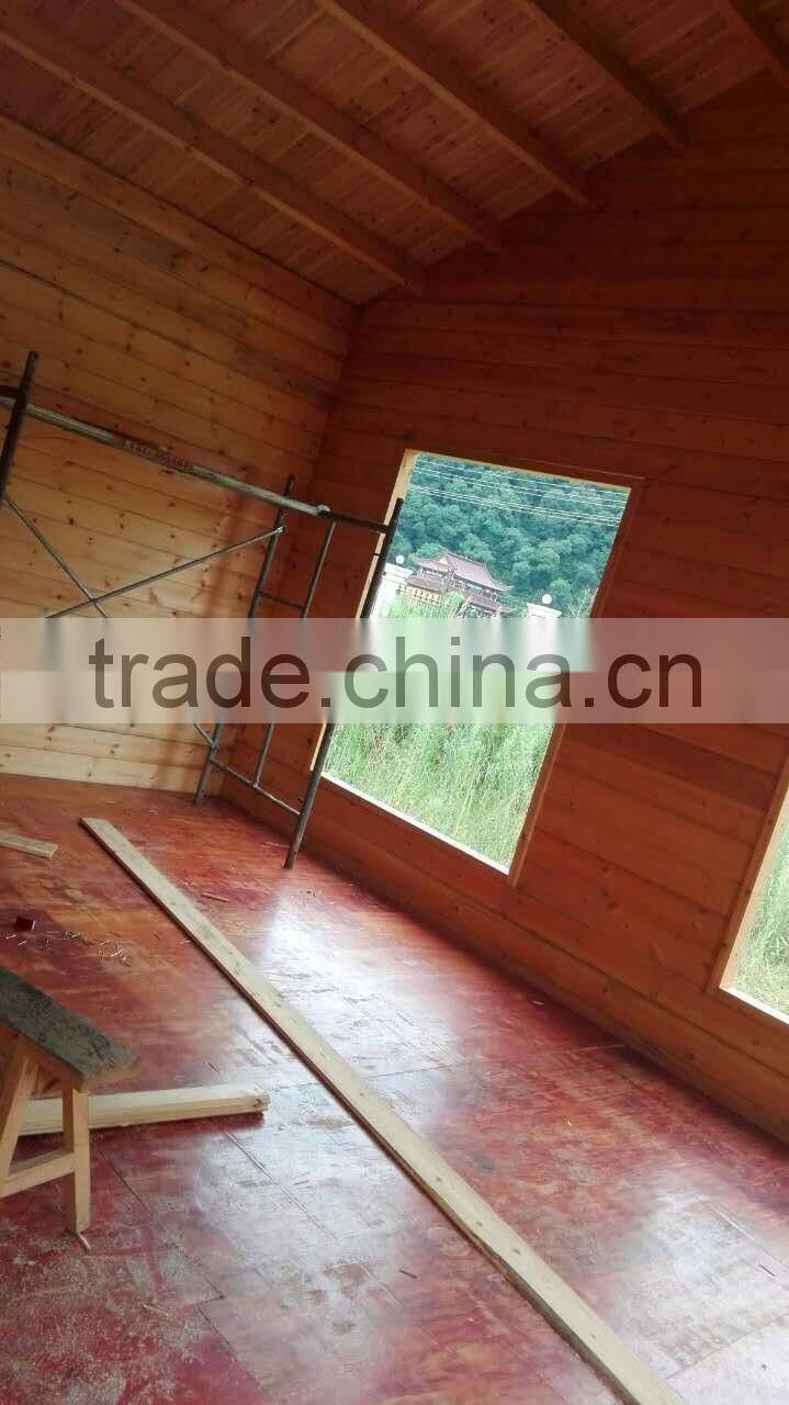 FBRWH002 outdoor modern prefabricated modular log Wood house