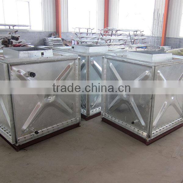 Factory price!! Dezhou Huili galvanized steel 5000 liter water storage tank