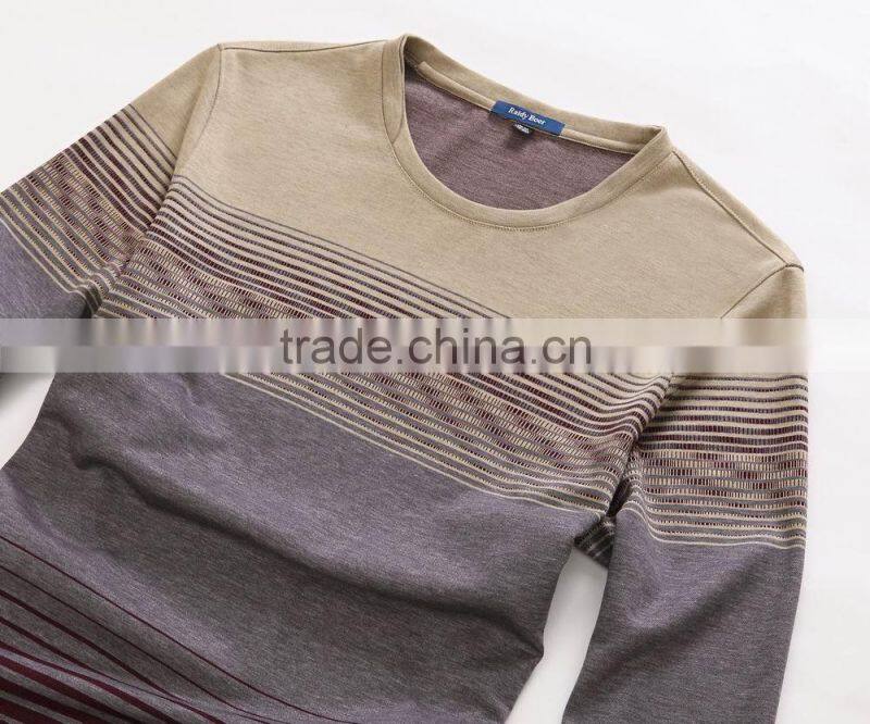 Raidyboer Men's printed long sleeve t shirt (cotton/polyester ) with round neck