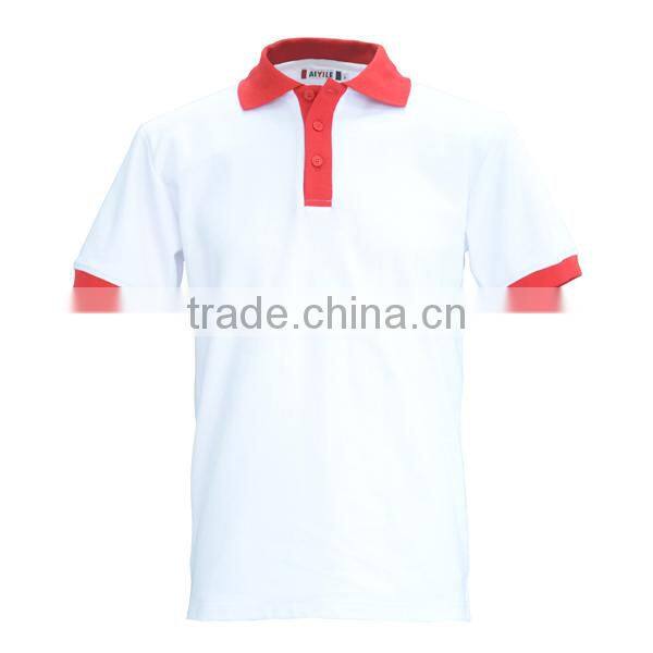 back image color pique polo shirt