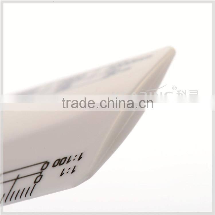 Kearing high quality multi-functional scale ruler ,30cm scale ruler for engineer design#8505