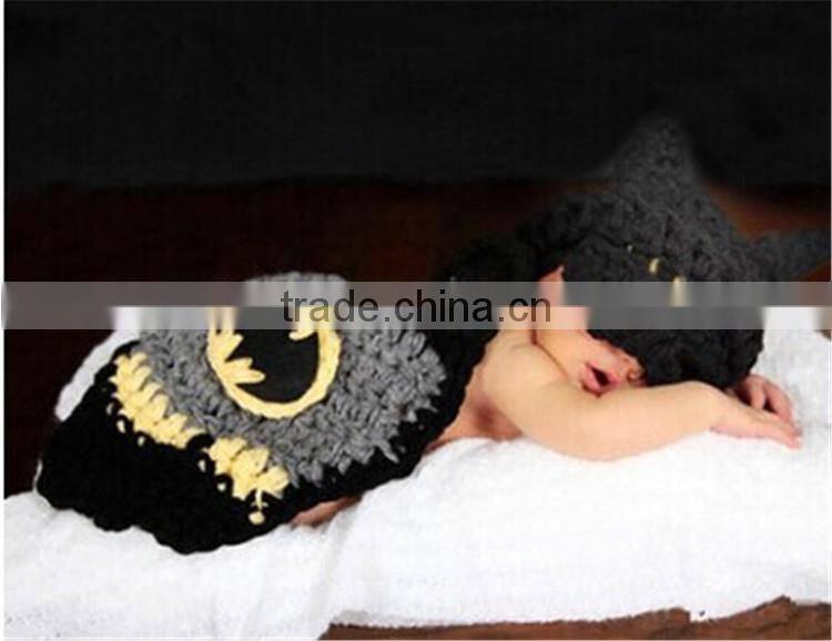 2016 movie characters design baby photo props newborn baby knit crochet suit newborn photography props