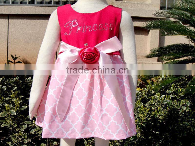 hot 2014 sale in morth america market child baby dress model dress made in China