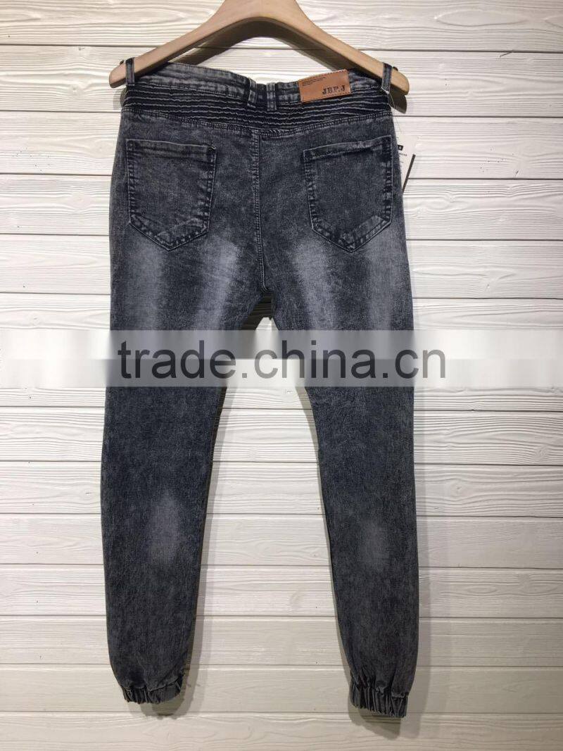 GZY New Design Narrow Feet Men Denim Jeans In High Quality 2017