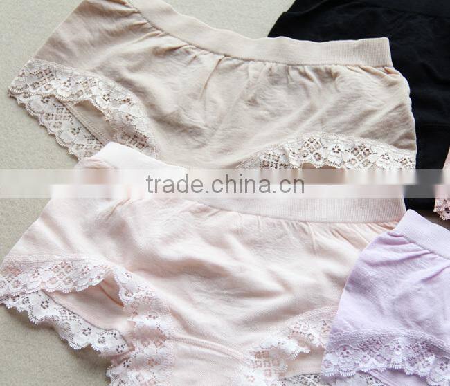 Wholesale comfortable lady panty with lace