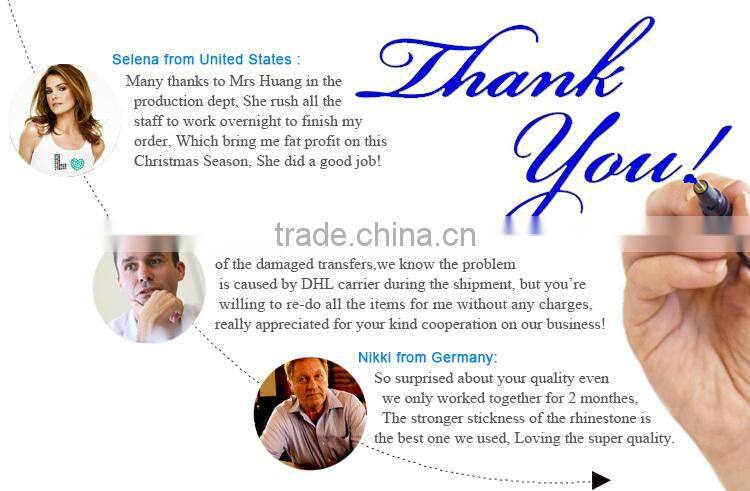 hotfix rhinestone transfer wholesale top quality