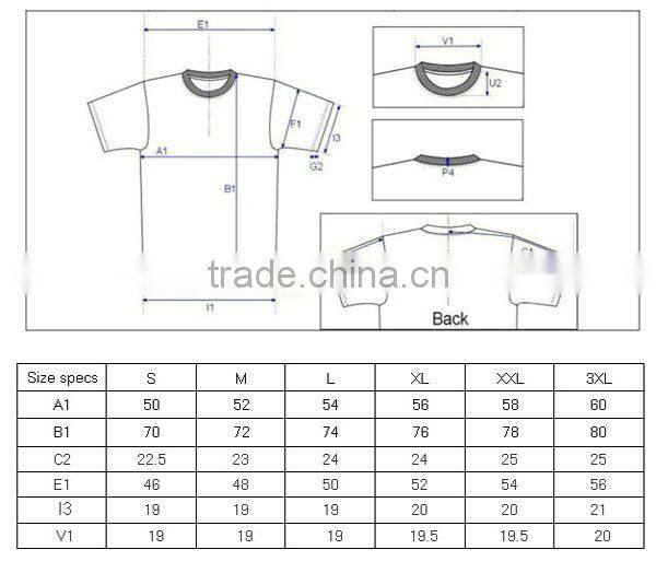 Custom t shirt /blank t shirt/ cotton t shirt for men