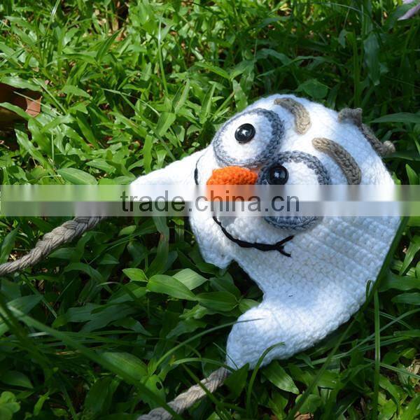 Knitted Animal Pattern Christmas Hats With Hairpiece
