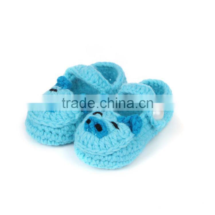 Little Piggy Design Crochet Knitting Baby Shoes