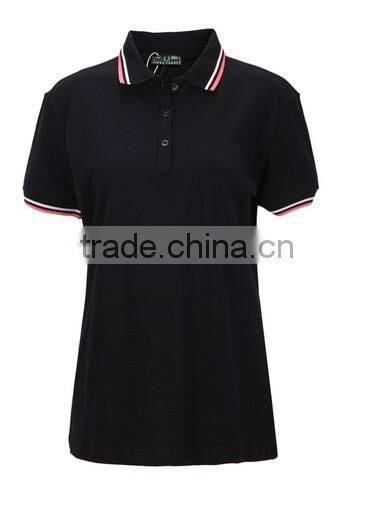 2017 new product China wholesale Professional good quality low price cheapest custom print women short sleeve Polo shirt