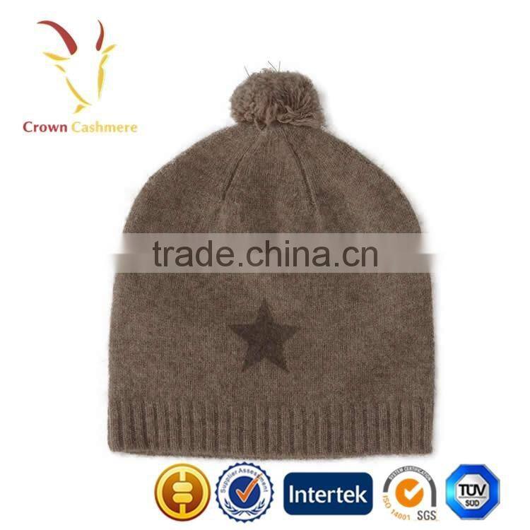 Autumn Cashmere Baby Winter Hat with Pom Pom