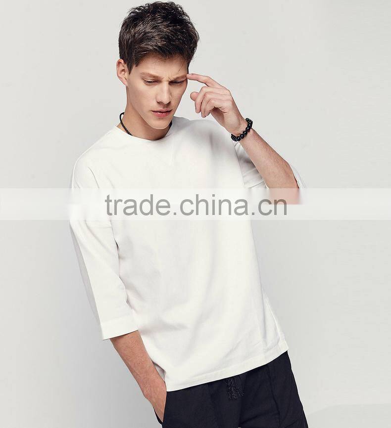 wholesale athletic wear 3/4 sleeve american flag t shirt