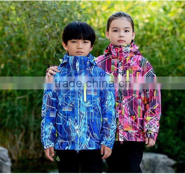 2017 3 in 1 colorful polyester kids varsity jacket