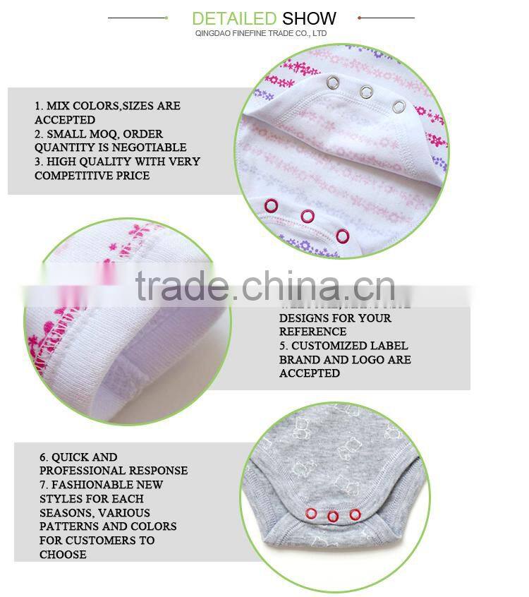 Long Sleeve Baby Clothes Lace Custom Fancy Baby Romper Set