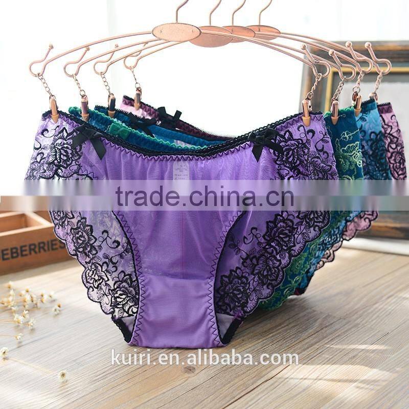 5 Pcs Women's Briefs Panties Gift Box Cotton Underwear Bowknot Lady's Lovely Underwear Panty