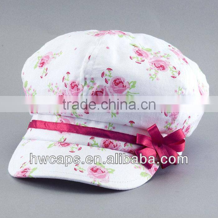 High quality flat top military cap