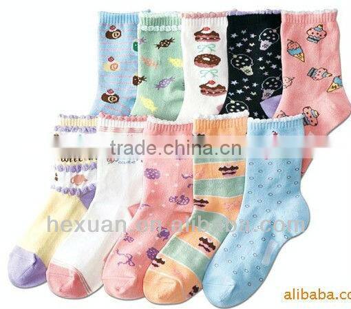 Baby cotton lace socks with bows / baby princess socks / baby anti-slid socks