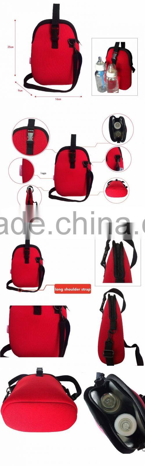 milk bottle insulation bag/neoprene cooler bag/neoprene lunch bag