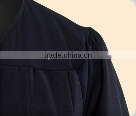 Top quality and various styles High school graduation gowns with hood and cap